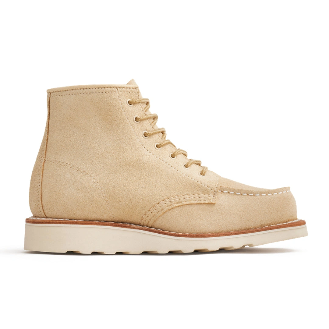 Creamy Abilene: Your 6-Inch Moc Toe Boots for Endless Adventures!