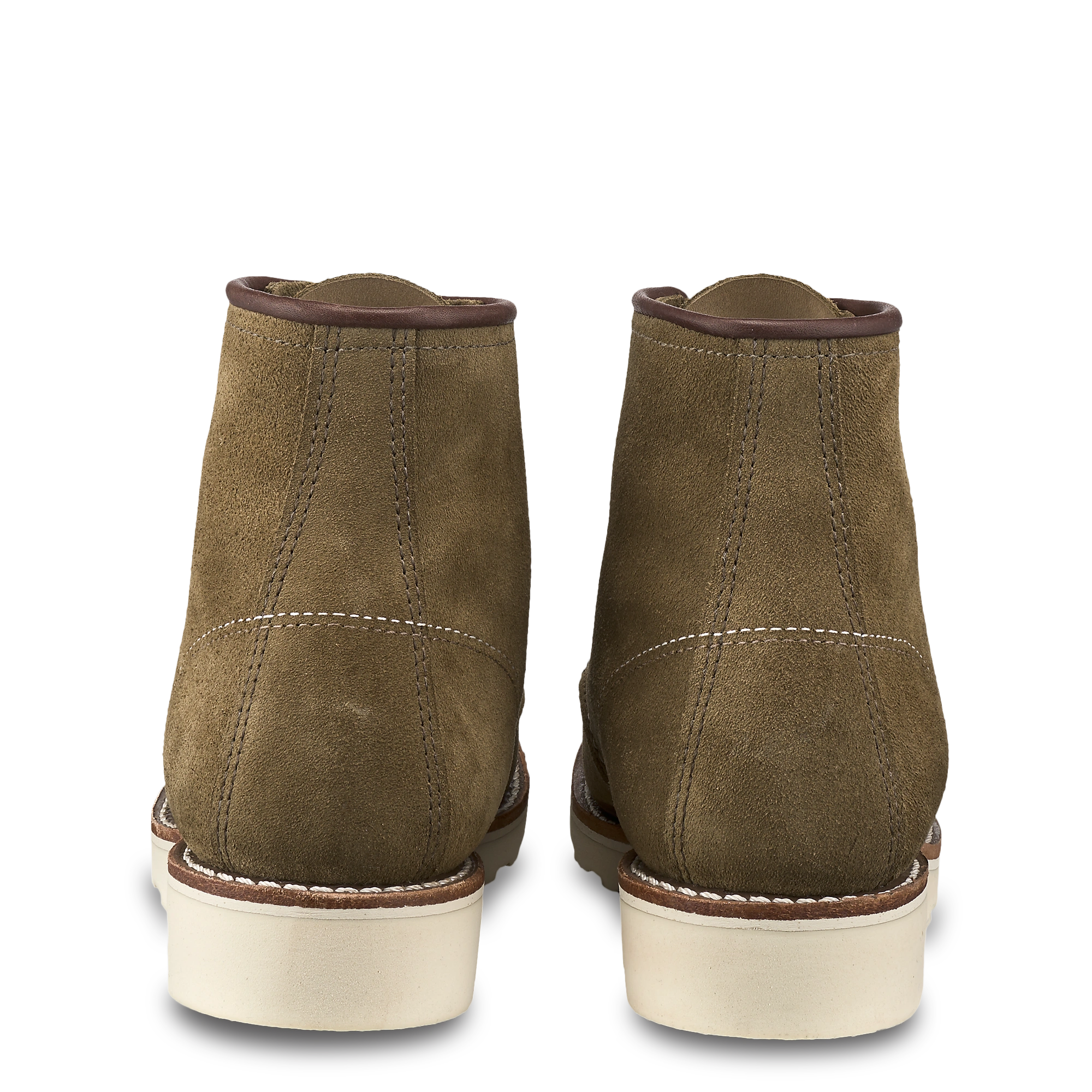 Olive Moc Toe Boots: Rugged Style, 6-Inch Height - Perfect Western Vibes!