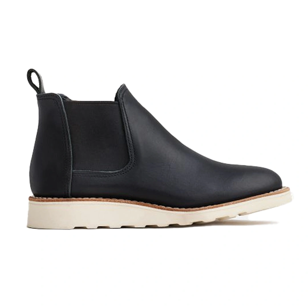 Chelsea Boots: Black Boundary - Fierce & Fabulous Six-Inch Stride. Conquer Every Path.